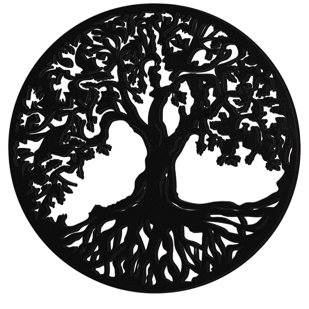 Tree Of Life Wooden Wall Art Decor Wooden Wall Sculpture 11.8 Inch Tree Of🦎